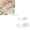 Y3NA Kitchen Drawer Spice Organizers Step Rack Adjustable Shelf For Storage