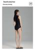 2026 Plus Size Sleeveless Racing Swimsuit with Zipper