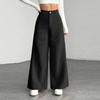 Women's New Wide Leg Pants, Loose Fit Straight Leg Casual Trousers, European Comfortable Everyday Wear