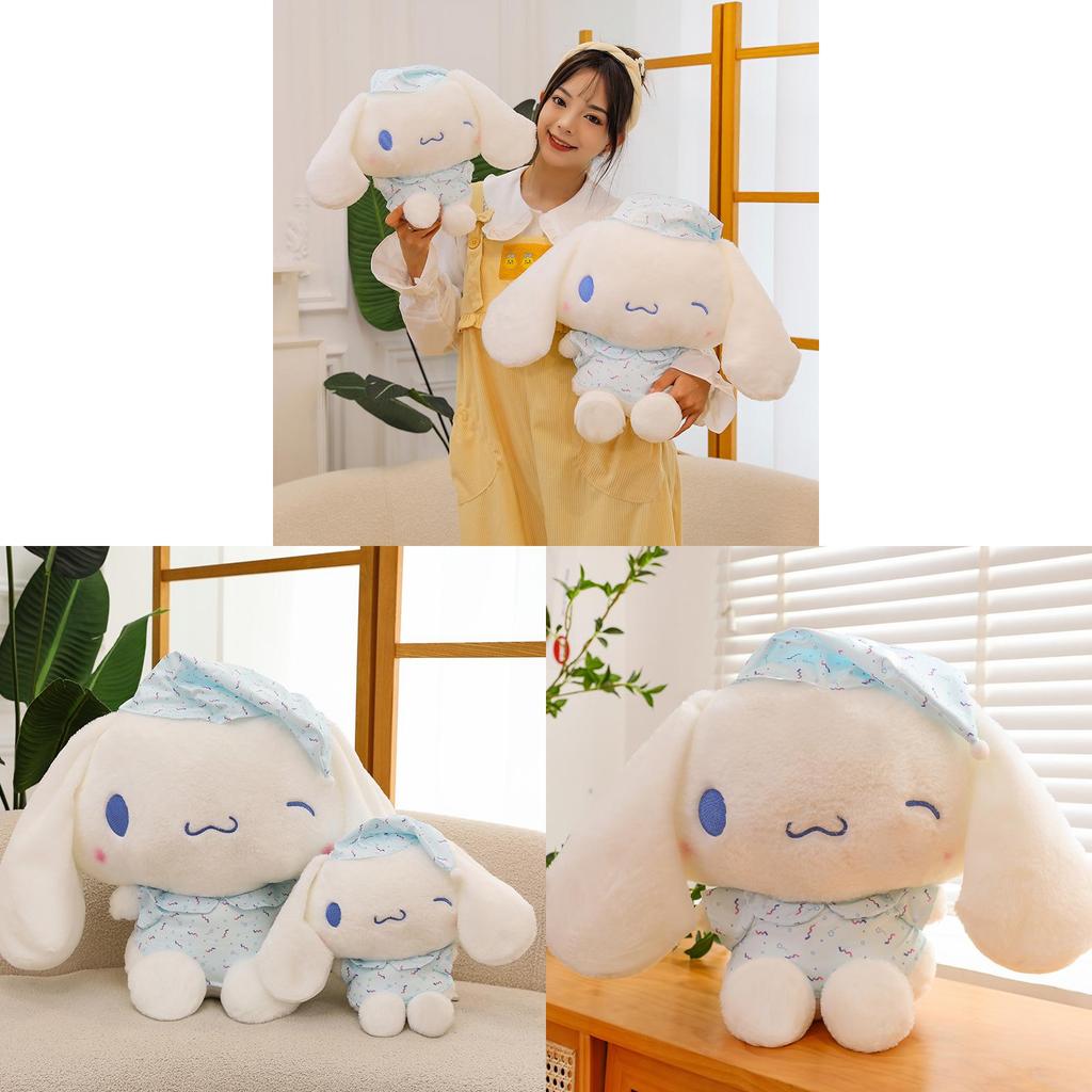 Sanrio White Dog Plush Toy With Super Soft Short Pile For Kids And Teens