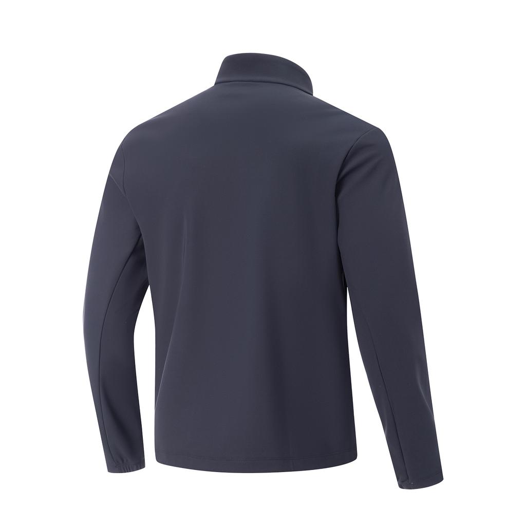 Li-Ning Solid Color Zipper Versatile Stand Collar Casual Jacket Men Jackets AFDW081-4