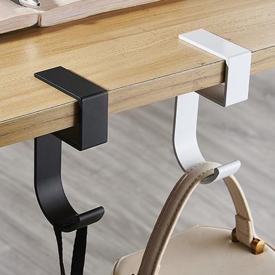 Gancho de bolsa portátil para pendurar na mesa, suporte de bolsa removível para mesa, gancho de mesa multifuncional