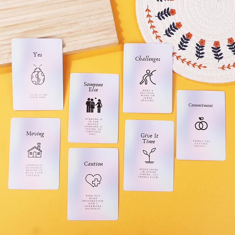 10.5*7.5cm Oracle Cards Cosmic Insights A 41 Card Deck For Daily Life Clarity English Version Fate Divination Prophecy Card