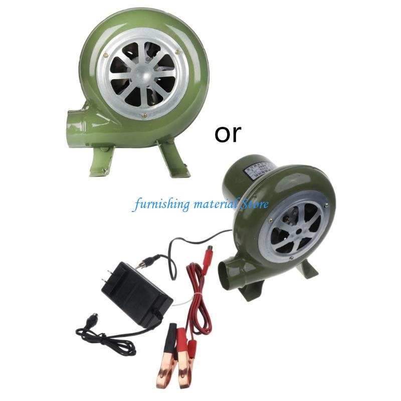 Y5GD BBQ Blower Charcoal Chimney Starter BBQ Fan Adjstable Speed Electric Blower US