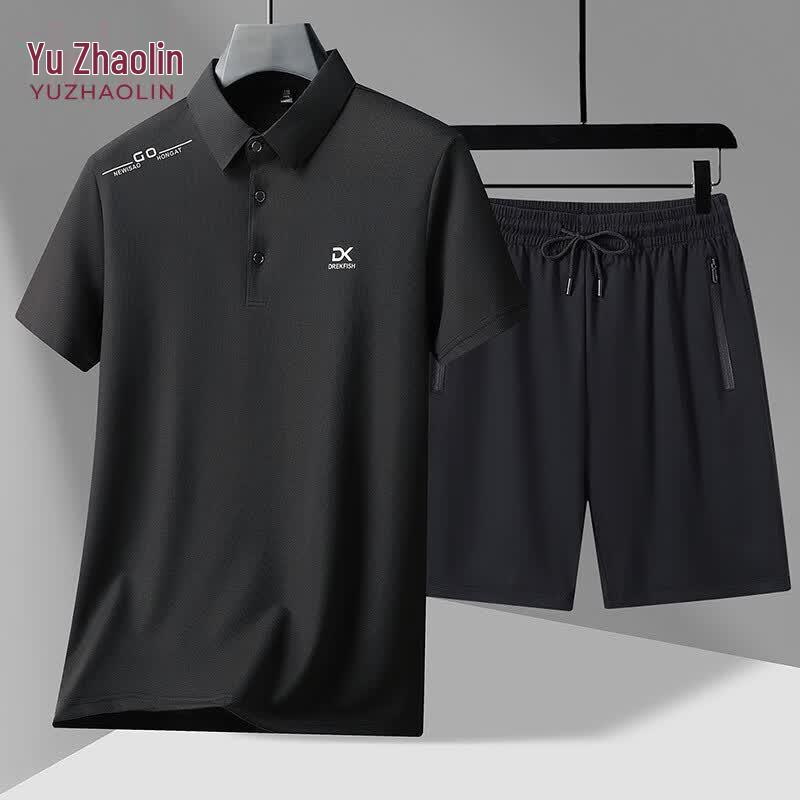YUZHAOLIN Men s 2026 Summer Business Casual Two-Piece Set L