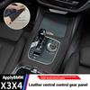 1pc ABS Material Central Console Gear Shift Panel Cover TrimFor BMW X3 IX3 G01- Car Interior Accessories