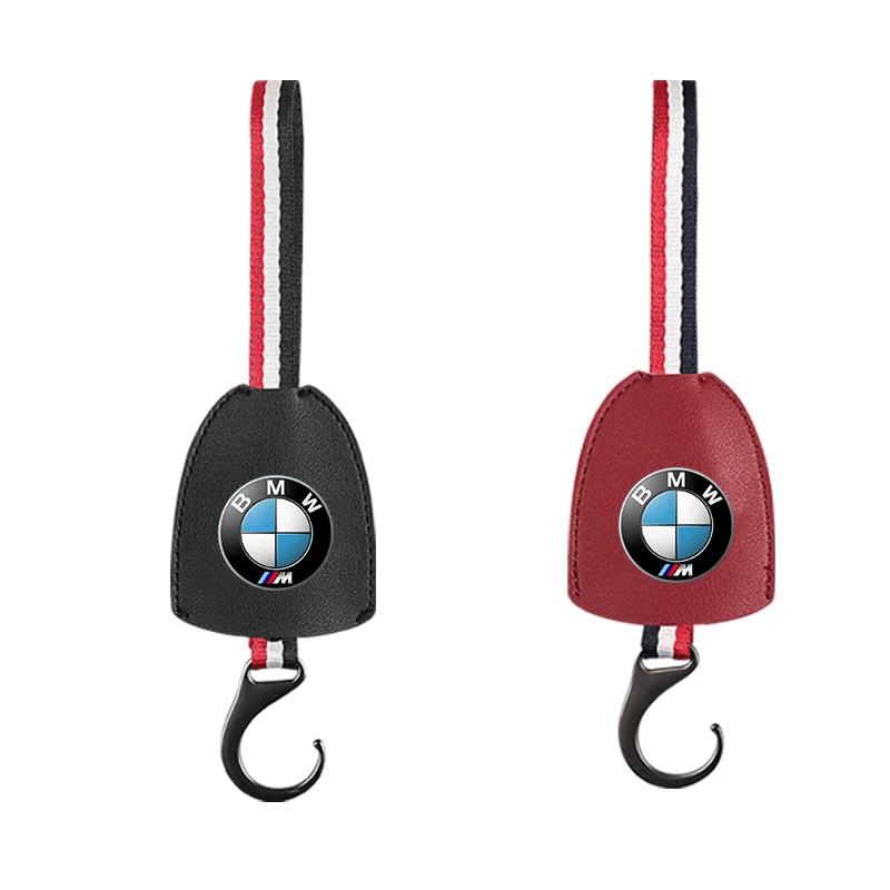 

New Car Interior Leather Storage Hook Hanger Sundries 50 Anniversary For BMW M E34 E36 E60 E90 E46 F10 F20 F30 X5 X6 X1 M3 M5 M6 Red