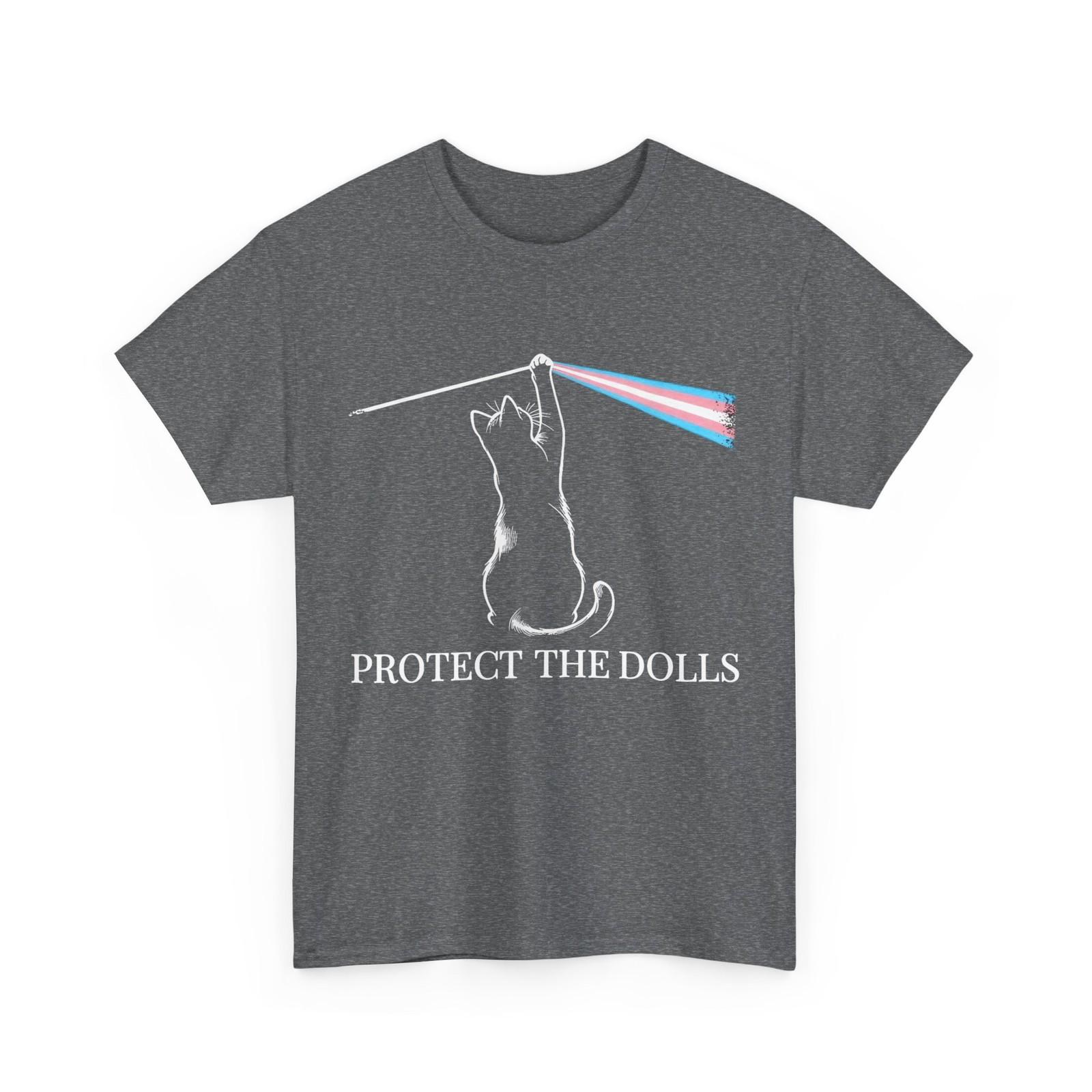 Cat Rock Music Trans Pride Protect The Dolls T-Shirt S