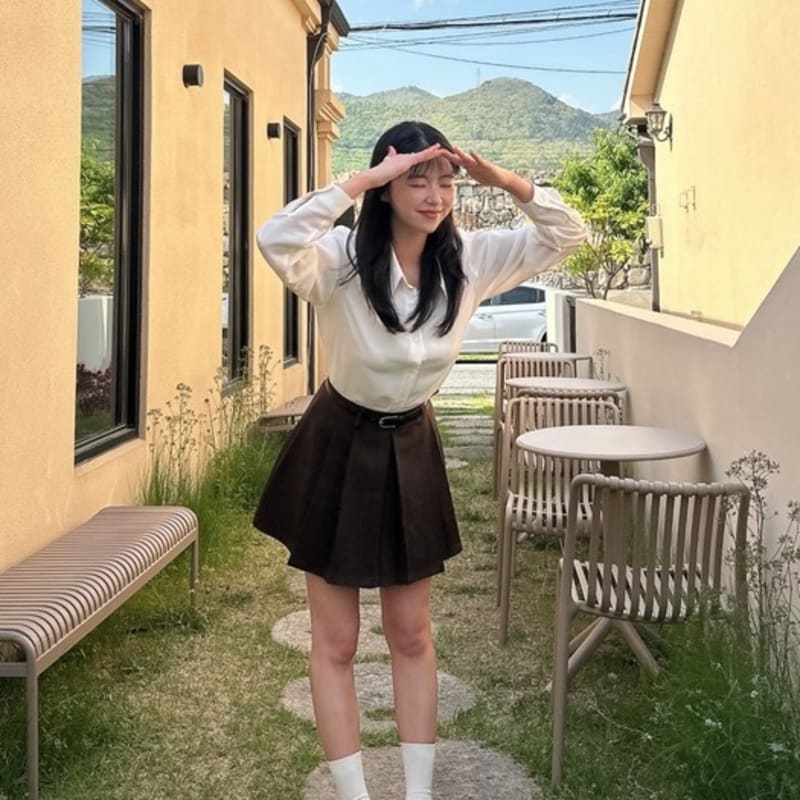 MIND BRIDGE women [4PACK] Long-neck silk socks_4 colors