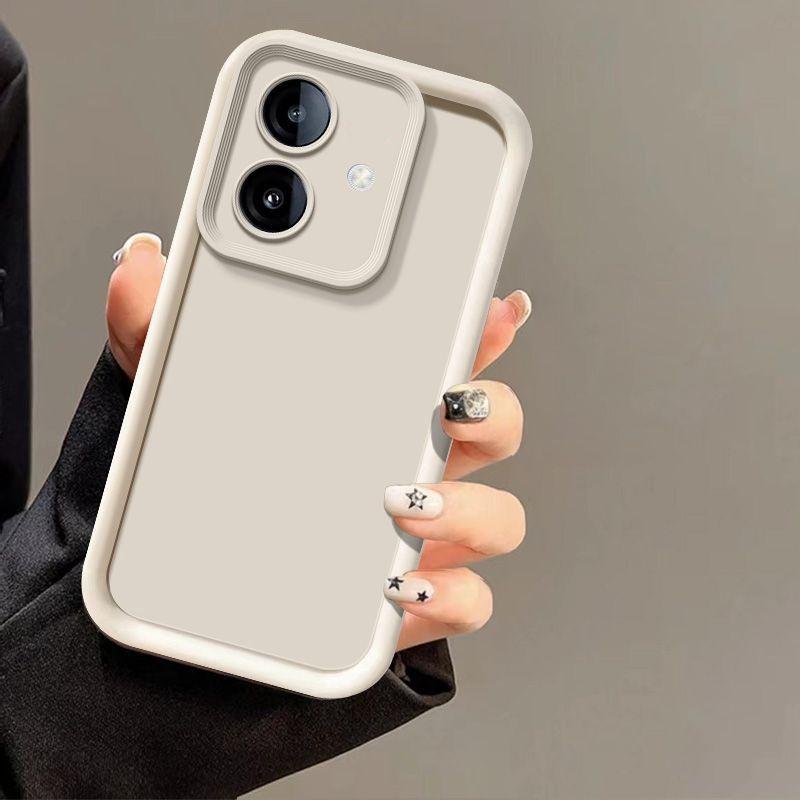 Realme Note 60x Mobile Phone Case Realme Note 60x Straight Edge Eye Ladder All-inclusive Soft Case