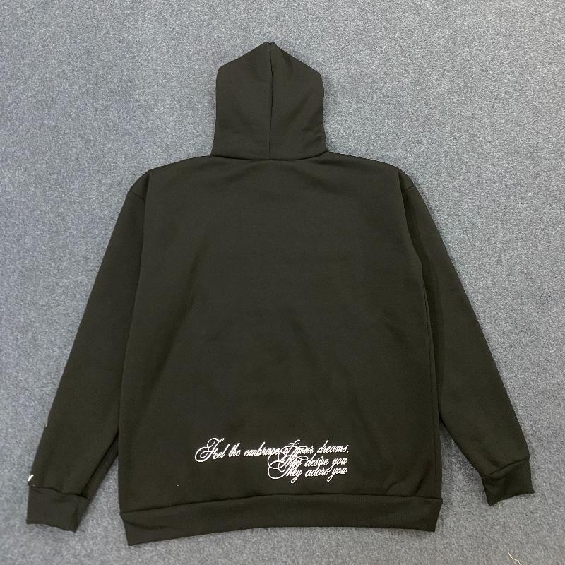 Europäischer und amerikanischer Y2K Street Trend Langärmiger dunkler Retro Punk Buchstaben bedruckter Pullover Hoodie