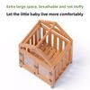 Four Season Universal Wooden Dog House Outdoor Waterproof Shelter for Large Dogs Elevated Kennel with Sunscreen Roof Dog Cage