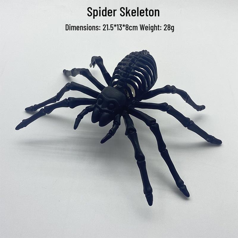 Halloween Skelett Tiere: Leuchtende Schlangen-, Spinnen-, Skorpion-, Gecko-Knochen-Dekoration