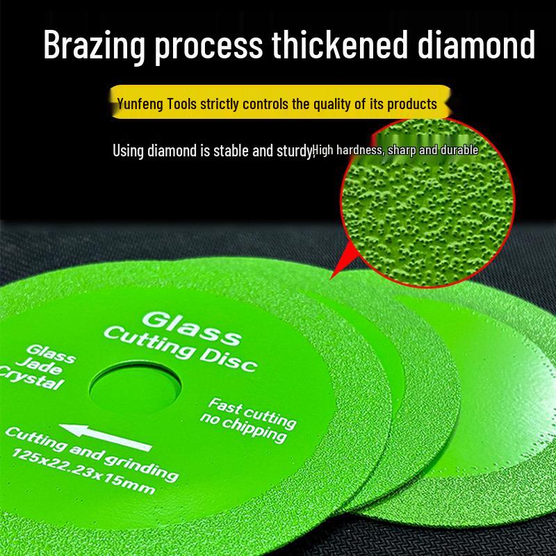 Ultradünne Grüne Diamanttrennscheibe für Glas, Jade, Weinflaschen & Keramikfliesen