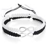 Retro Alloy Chinese Style Tai Chi Couple Bracelets - Hand-Woven Fashion Accessory