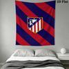 Atletico Madrid Wall Tapestry Aesthetic Wall Hanging Printed Fabric Blanket Decorative Tapestries for Bedroom Living Room Home Decor