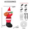 5.91FT Inflatable Toy Santa Claus Christmas Decorations for Yard With LED Lights Xmas Supplies Home Ornaments Festive Gifts