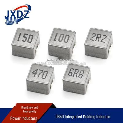 0650 SMD Power Inductor - Integrated Molding, Options: 1uH/2.2uH/3.3uH/4.7uH/6.8uH/10uH/22uH/33uH/47uH