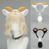 Plush Lamb Headbands Animal Ears Fox Hair Accessories Lolita Plush Lamb Headbands  Christmas