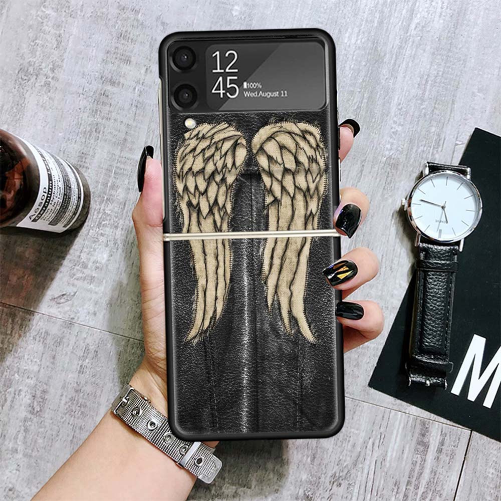 

The Walking Dead Daryl Dixon Cases For Samsung Galaxy Z Flip 4 5 6 7 3 Z Flip7 Flip6 Flip4 Flip5 Flip3 5G Hard Shockproof Fundas Samsung Z Flip 7