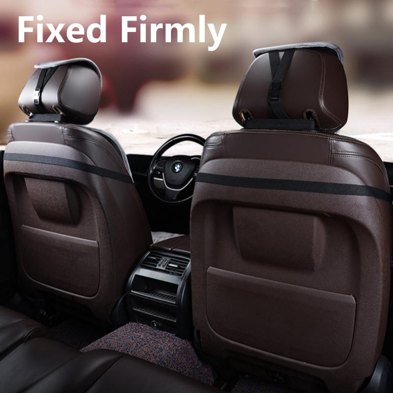 Car Seat Covers Front Seat Cushion with Backrest Plush Comfortable Protection Pad Winter Warm Car Seat Cushion Car Accessories