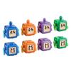 Fidget Robot Cube Press Change Face Stress Relief Toy Set 8pcs Decompression Puzzle Gift