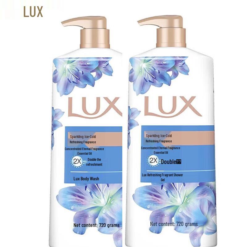LUX Refreshing Ice Cool Shower Gel (2x720g)