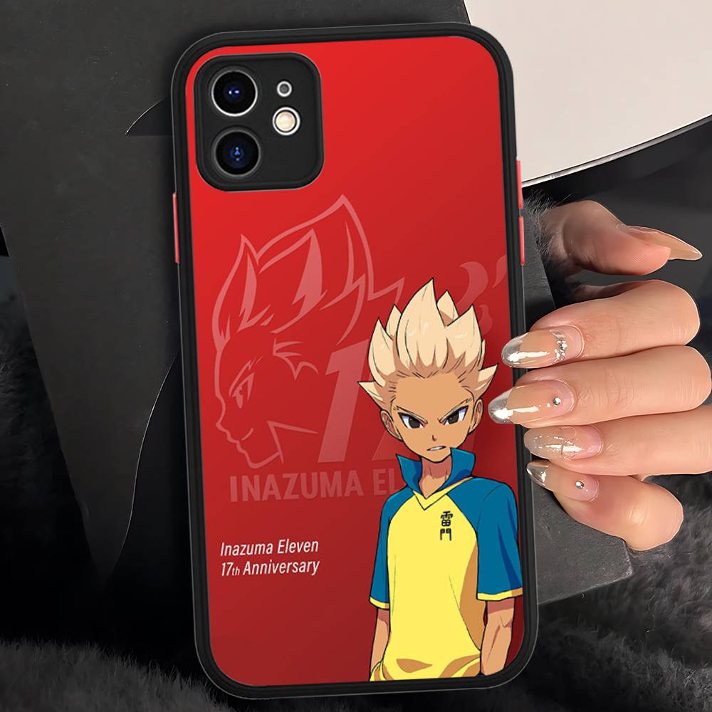 Axel Blaze Firestorm Inazuma Eleven Phone Case For IPhone 16e 16 15 14 13 12 11 Pro Max X XS Max Plus Matte Clear