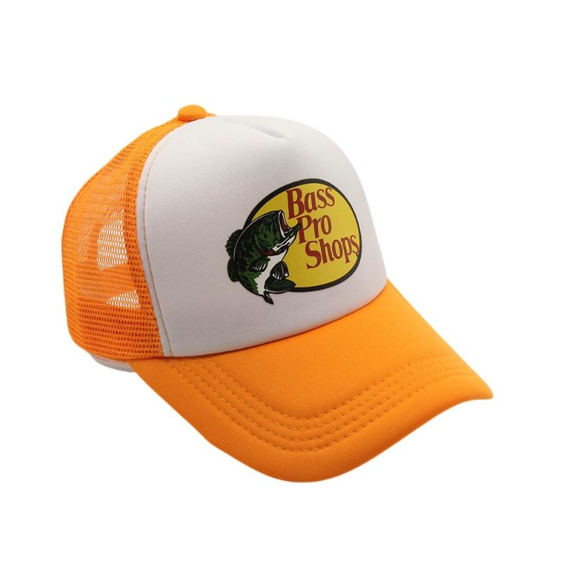 Shops Pro Bass Baseball Caps Sun Protection Mesh Breathable Outdoor Adjustable