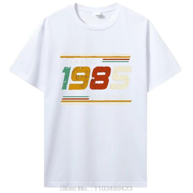 Funny Classic 1985 Original Vintage T Shirt Summer Graphic Unisex Cotton Tshirt Streetwear Birthday Awesome T-shirt Clothing