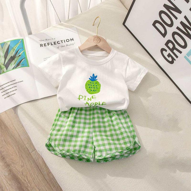 Baby Pajamas Sets Cotton Child Pajamas Toddler Summer Sleeveless Baby Nightwear Pyjamas Kids Cartoon Homewear Clothes