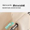 Retractable No-Drill Suction Cup Towel Rack for Bathroom and Toilet