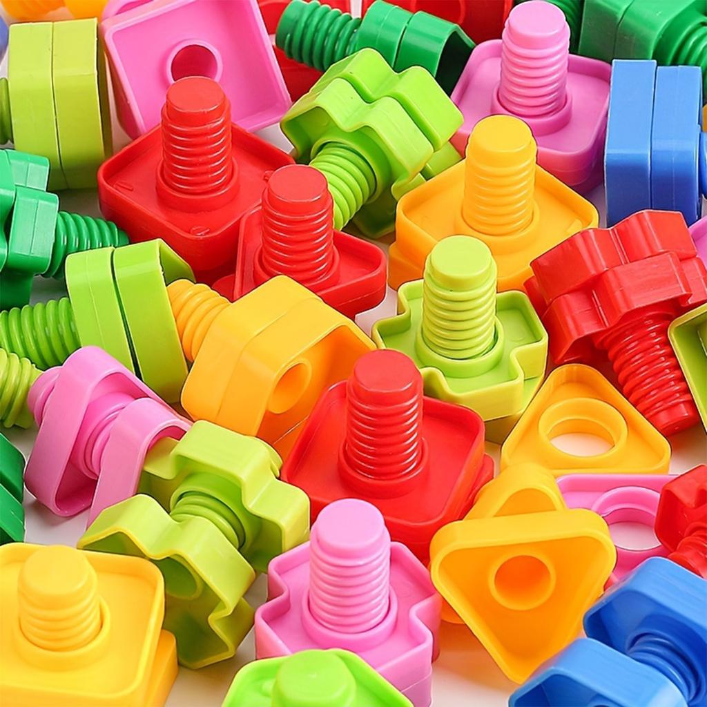 20pcs Tighten Screws Puzzle Toys For Children