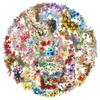 50Pcs/Set Healing Flower Frame Series 04 PET Stickers Waterproof DIY Fashion Doodle Decals Stickers