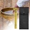 Taschen Weihwasserzerstäuber mit Aufbewahrungstasche Religiöses Taschen-Weihwasserstreuer Werkzeug für Zeremonien Weihwasserflasche Geschenk für Geistliche