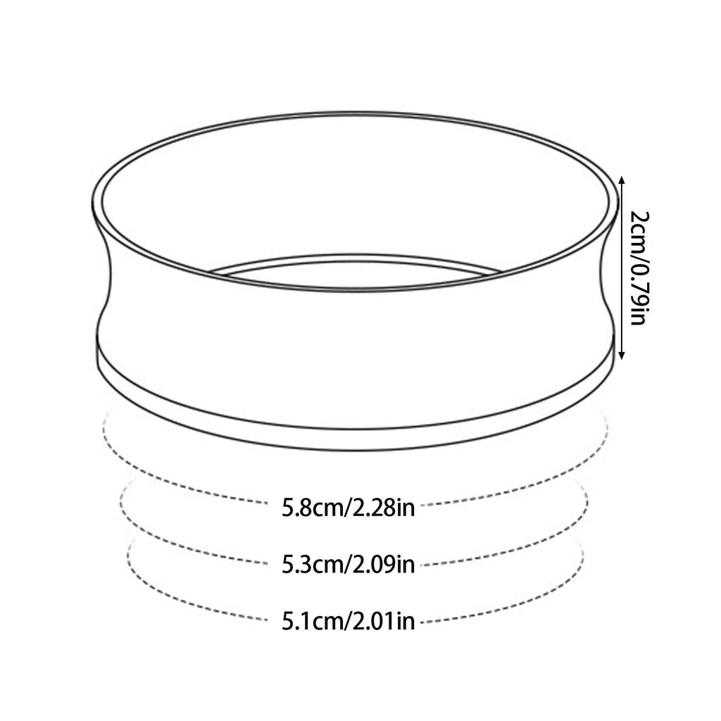51/53-54/58mm Espresso Dosing Funnel Magnetic Coffee Dosing Ring for Brewers Accessories and Espresso Machines