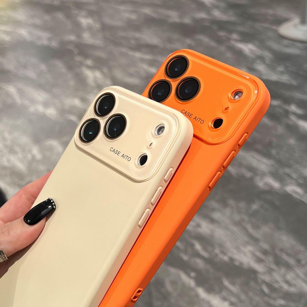 Silicone Soft Case for iPhone 17 Pro Max: Drop-proof, Skin-like Texture, Large Window