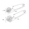 Stainless Steel Tea Infuser Sphere Filter Ball Teaspoon Squeeze Creative Strainer Tea Drip Handle Seasoning Mesh Spoon Ball