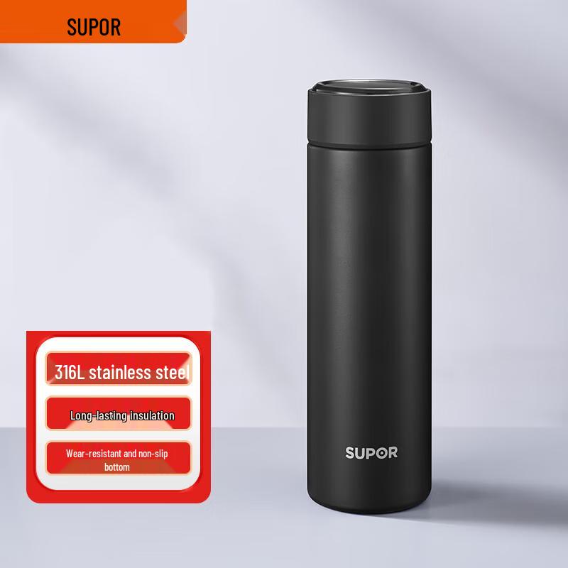 SUPOR 316L Stainless Steel Insulated Tea Mug