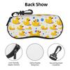 cute cartoon yellow duck Glasses Case Gifts For Girl Boy  Zipper  Glasses Storage Box Protector Eyewear Container