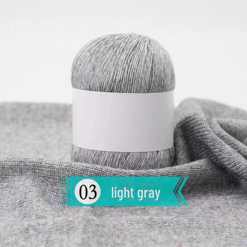 Hand-woven Cashmere Yarn - 3 Ply Soft Wool for Sweaters - Spot Processed Ball of Yarn