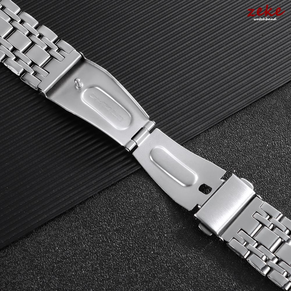 Stal nierdzewna Bransoleta do zegarka Metalowe składane zapięcie Pasek do zegarka 20 mm 22 mm dla Seiko dla Omega dla Huawei dla Samsunga Opaska na nadgarstek