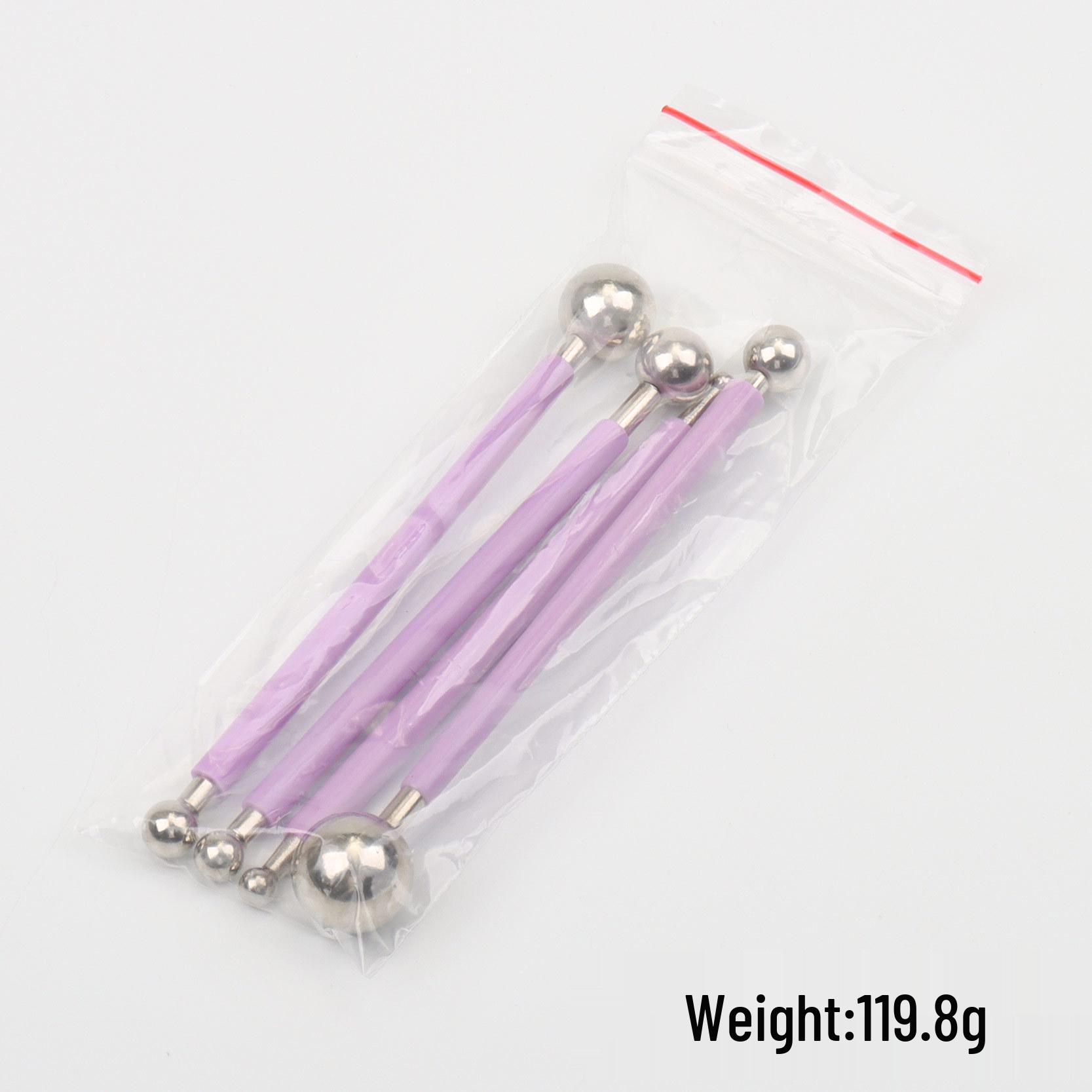 

Round Head Tool for DIY Figurines: Stone Powder, Polymer, Super Light, and Oil Clay for Handmade Pressed Eye Sockets