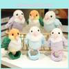Delightful Parrot Series Plush Hanging Ornament Fluffy Pp Cotton Bird Design For Collectors