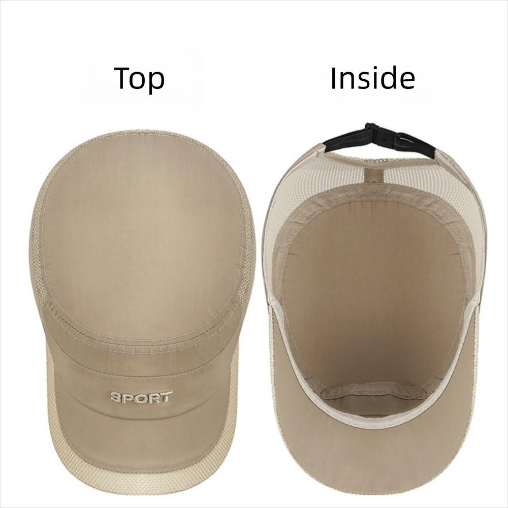 Breathable Baseball Cap Quick-drying Peaked Cap Fashion Flat Top Hat  Spring Summer