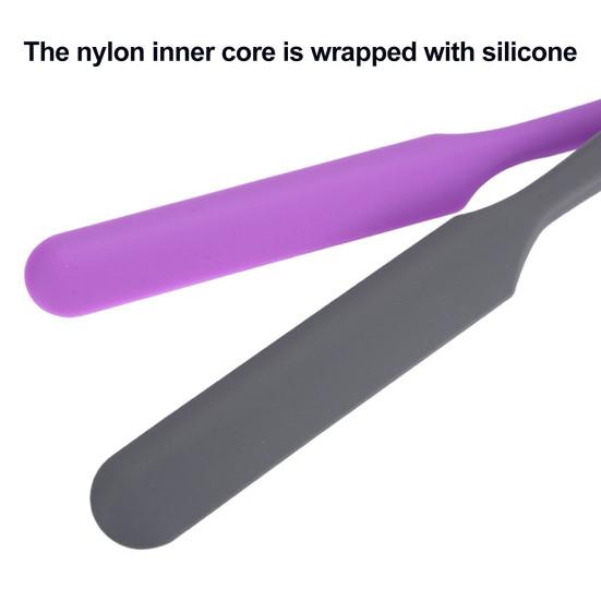 Silicone Jar Spatula Heat-Resistant Jam Spreader Cake Cream Butter Scraper Kitchen Baking Scraper for Jams Butter Frosting