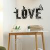Creative English Letter "LOVE" Butterfly Bedroom Entrance Home Background Beautification Wall Stickers