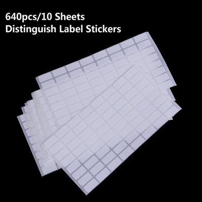 640Pcs Unterscheiden Label Aufkleber Diamant Klassifizierung Lagerung Etiketten