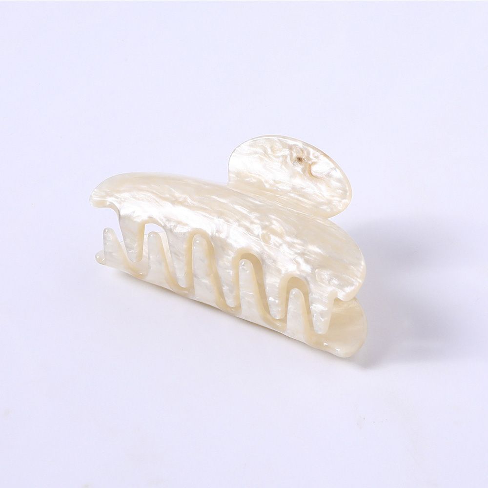 

Accessories Tools Acrylic Women Disk hair Marble Textured Crab Clip Barrette Hair Clips Claw Clip B шампанського
