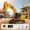 Electric Remote Control Excavator Model Toys Wireless 2.4G Fourteen Channel Drilling Grabber Toy Adult Birthday Gifts